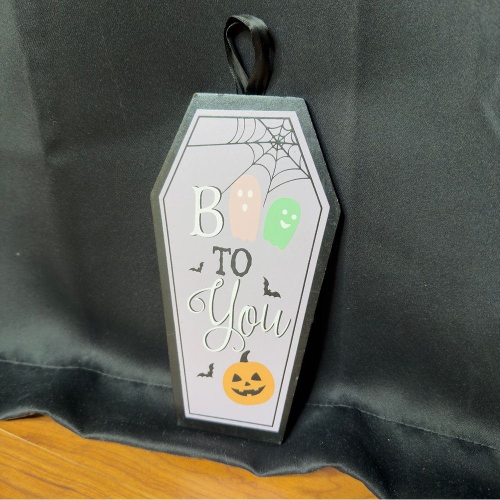 Halloween Coffin Door Hanger Pastel Ashland Michael's BOO TO YOU‎ Decoration